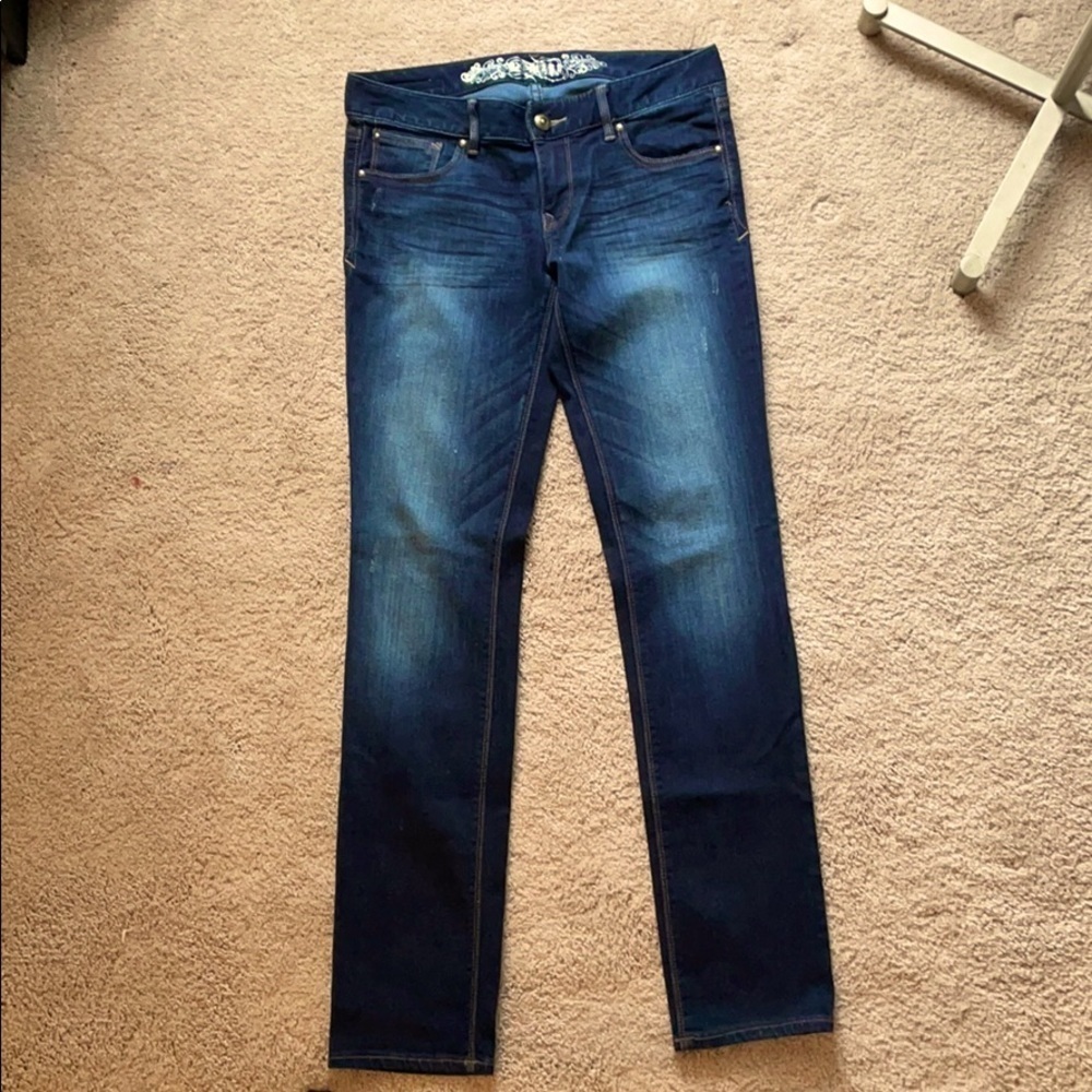 Dark Wash Denim Jeans